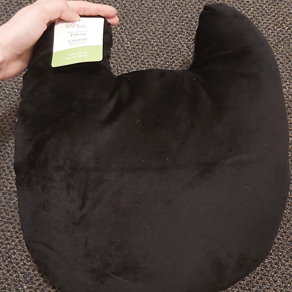 Sequin Black and Gold Cat Pillow - Picture 2 of 4